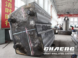 Heavy anvil block manufacturing