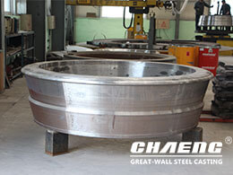 Vertical mill roller shell functions