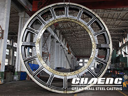 Ball mill geared ring