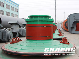 Ball mill end cover - key spare parts of ball mill