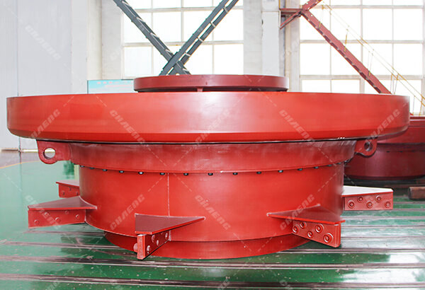 Grinding table for vertical roller mill