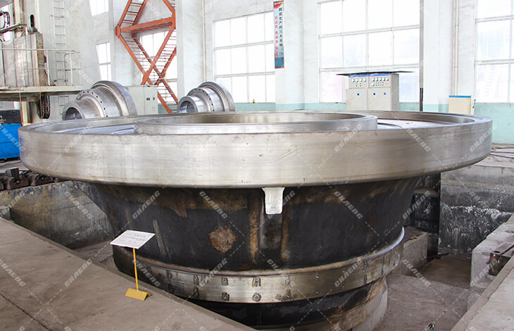 Hebei cement factory purchases vertical mill grinding table from CHAENG