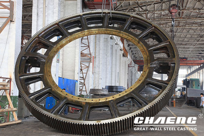 kiln girth gear