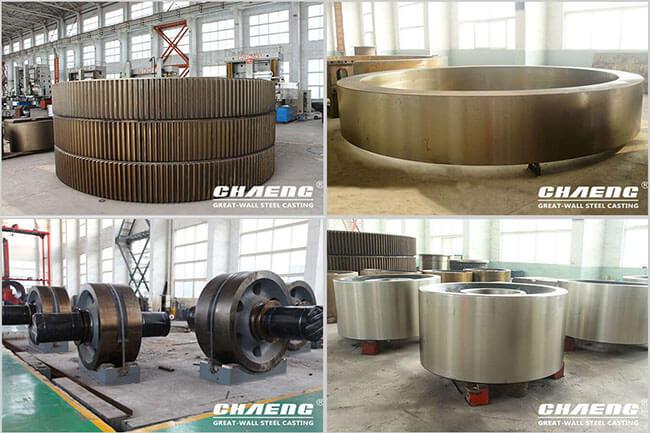 rotary dryer rotary kiln spare parts