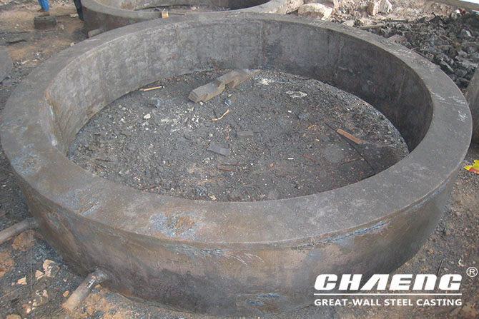 steel casting tyre for rotary kiln