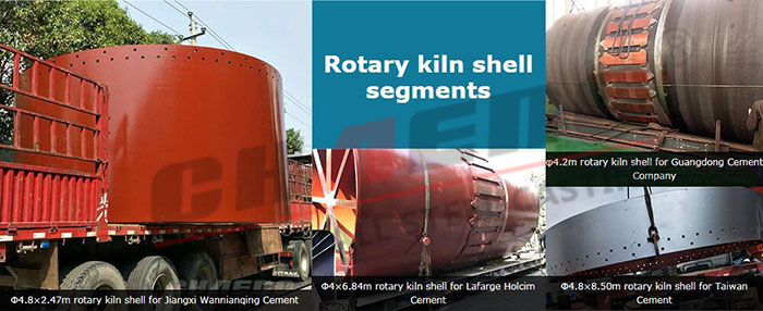 rotary kiln shell segments manufacturer
