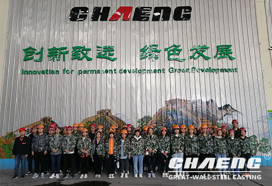 CHAENG environmental friendly steel casting factory