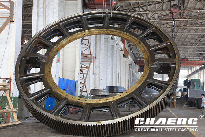 casting girth gear large gear manufacturer CHAENG
