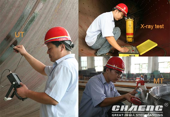 flaw detection for steel castings, steel casting manufacturer CHAENG