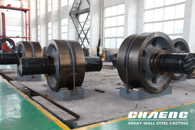 CHAENG rotary kiln trunnion roller 