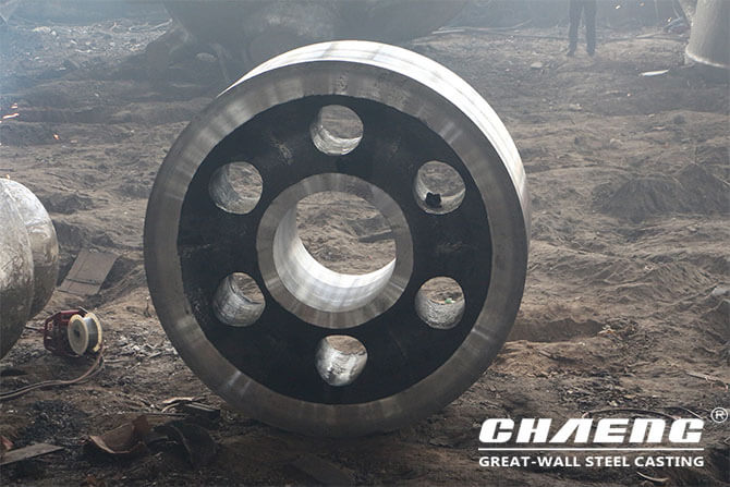 rotary kiln support roller large steel casting