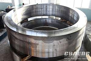 Analysis of casting and machining process of CHAENG rotary kiln tyre