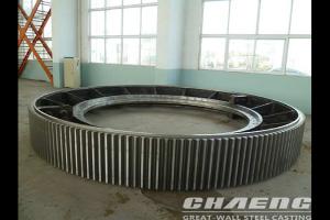 The main function of the rotary kiln gear ring heat treatment
