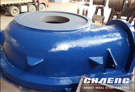 CHAENG large pump casing for dredger exported to Belgium