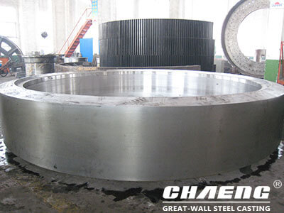 Rotary kiln tyre for Russian customer