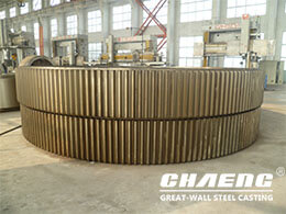 CHANEG Φ7.3m girth gear exported to Turkey