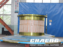 Ball mill head, China large steel casting factory CHAENG