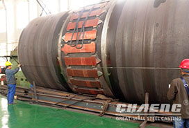 CHAENG rotary kiln shell segments serve for large cement companies
