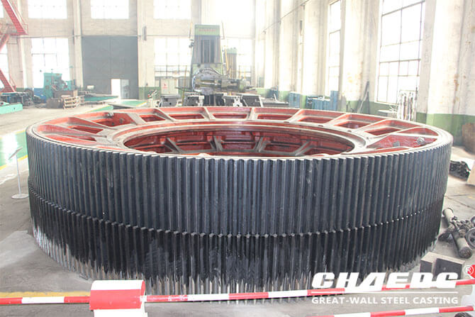 kiln girth gear