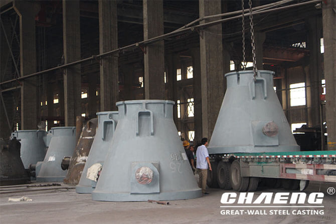 cast steel slag pot
