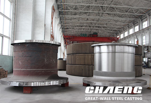 steel casting ball mill trunnion