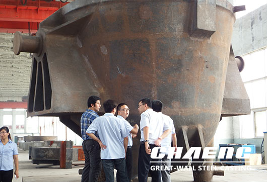 Chilean customers visited CHAENG for slag pots