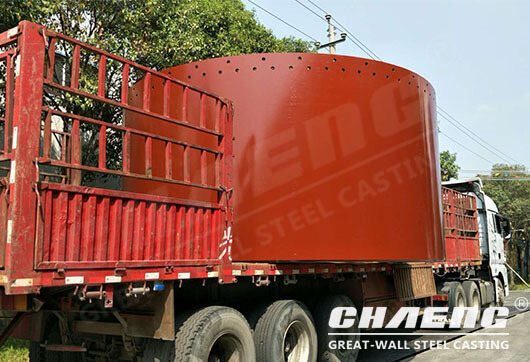 rotary kiln shell section fabrication