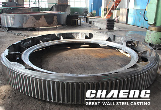 cast steel girth gear