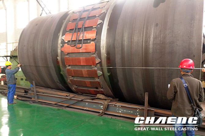 rotary kiln shell fabrication by CHAENG