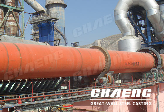 rotary kiln, rotary kiln tyre, supporting roller