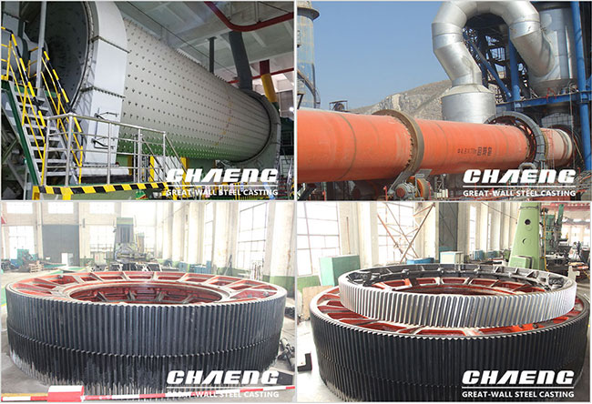 rotary dryer rotary kiln ball mill girth gear
