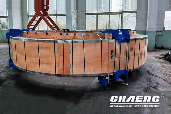 What is the function of a rotary kiln tyre(riding ring)?