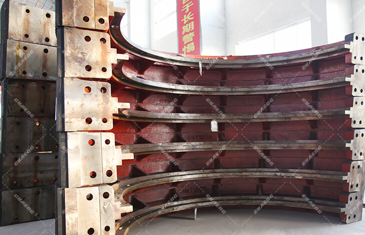 Jiangsu cement factory purchased CHAENG Big ring gear for ball mill