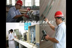 Main quality inpsections on steel castings by CHANEG