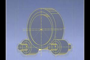 Adjustment of rotary kiln support roller