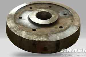 Riding wheel for rotary kiln