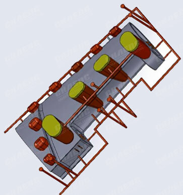 marine rudder horn steel casting