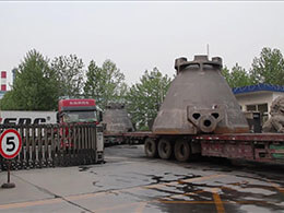 Nine slag pots being delivered to USA