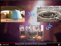 Slag pot manufacturing process
