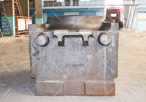 Screw press upper beam