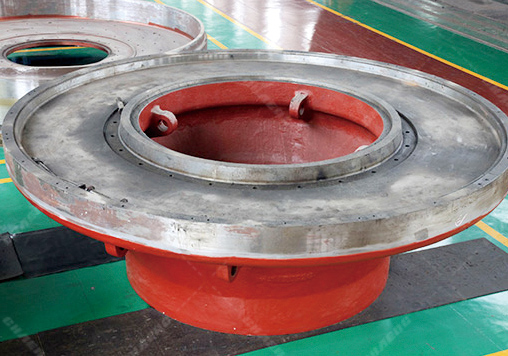 Grinding table for vertical roller mill