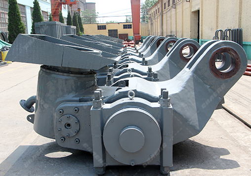 Rocker arm for vertical roller mill